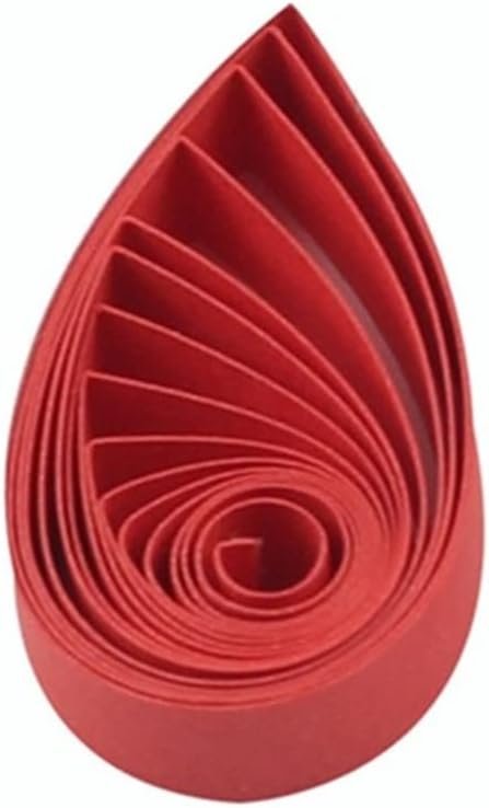 ODETOJOY Quilling Paper Set – 3mm Red Solid Color Strips for DIY Hand Crafts and Origami