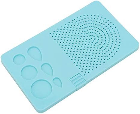 Guide Quilling Board, 6.1×3.6inch Quilling Tool Quil Board with Pins Storage Box, 20 Roots Needle Plate DIY Grid Tool for Paper Crafting