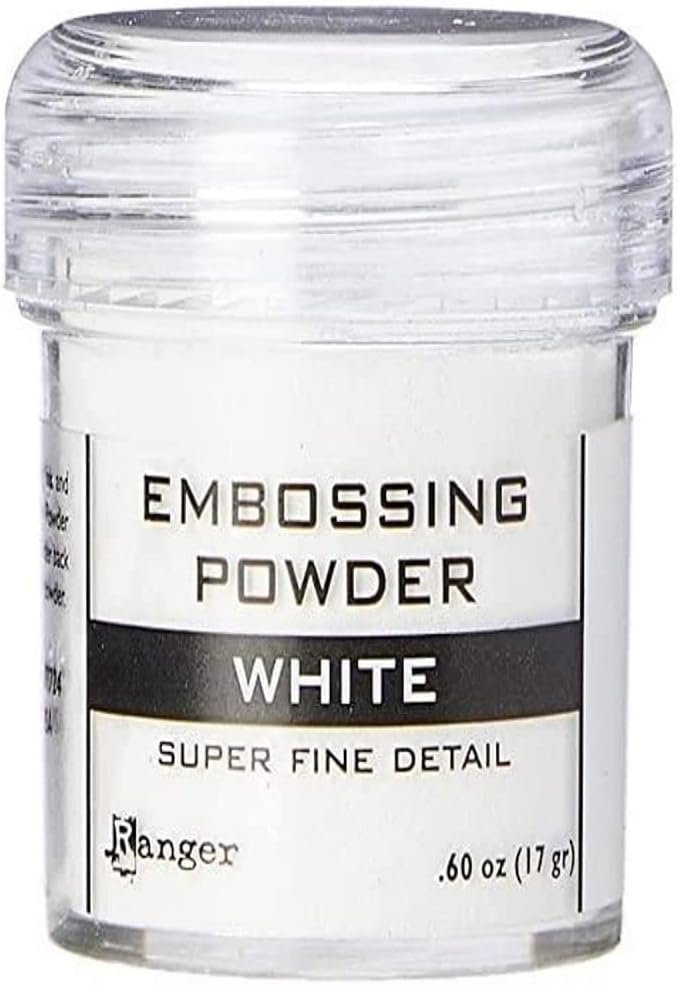 Ranger Embossing Powder, .60 oz, White