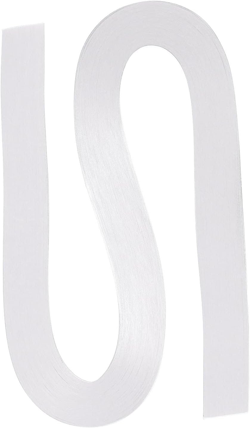 PATIKIL Quilling Strips Paper 120pcs 1/8″(3mm) 54cm Origami Paper Quilling Strip for Art DIY Hand Craft Christmas White