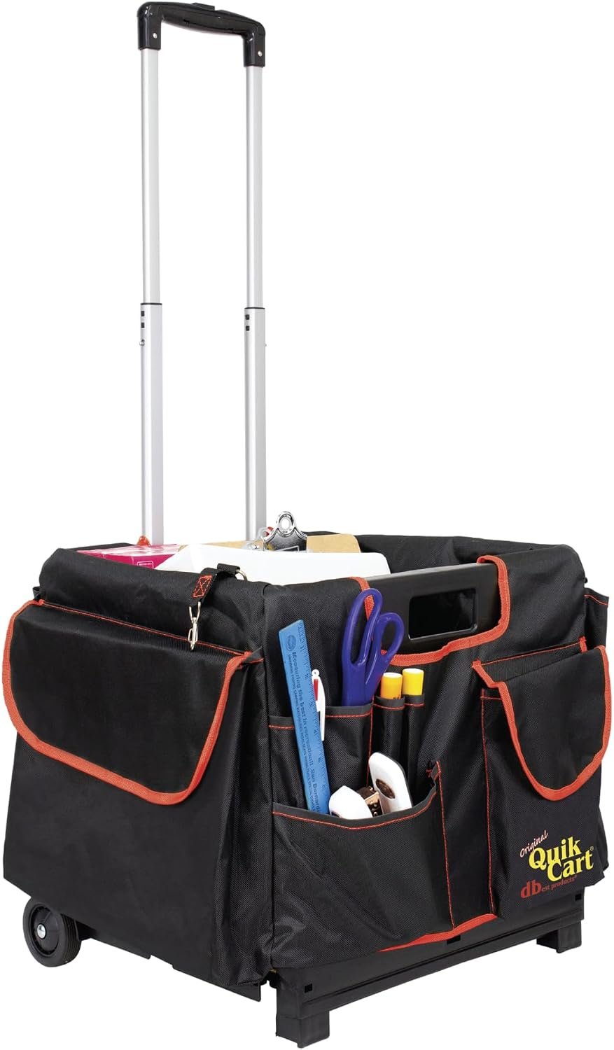 dbest Products Quik Cart Pockets Bundle – 25 Pocket – Black & Red