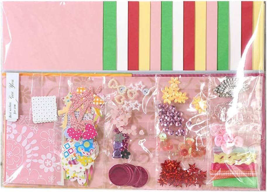 Huralona Greeting Card Making Supplies Envelope Kit Gift Anniversary Craft