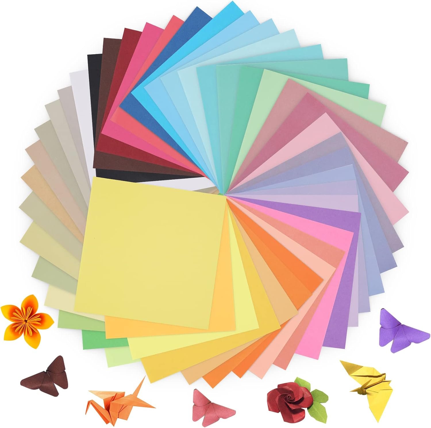 Origami Paper 50 Colors 100 Sheets 6″ x 6″