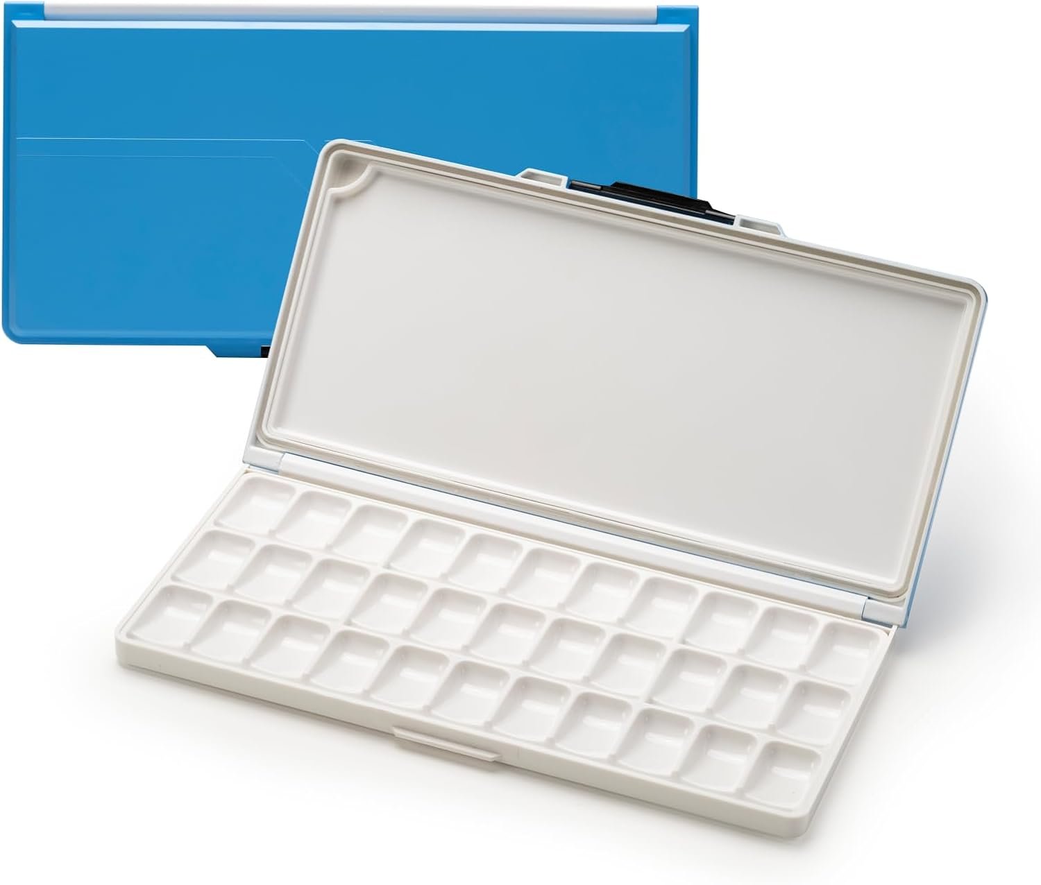 MEEDEN Watercolor Palette with Lid: 33 Wells Airtight Folding Paint Palette