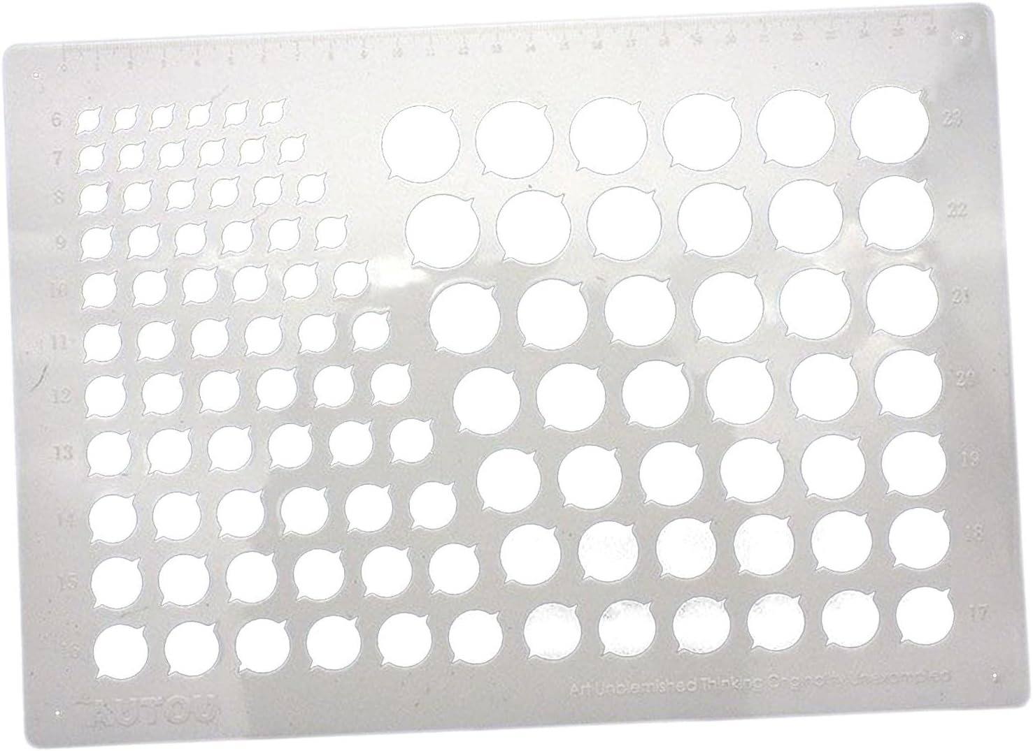 Quilling Board Quilling Shape Board Paper-Rolling Quilter Grids Paper Quilling Tool for DIY Art (Small Holes)