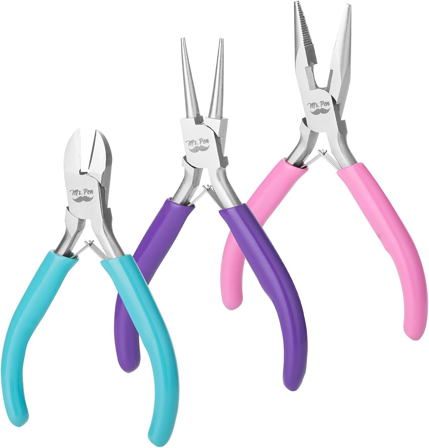 Mr. Pen- Pliers for Jewelry Making, 3 Pack, Chain Nose