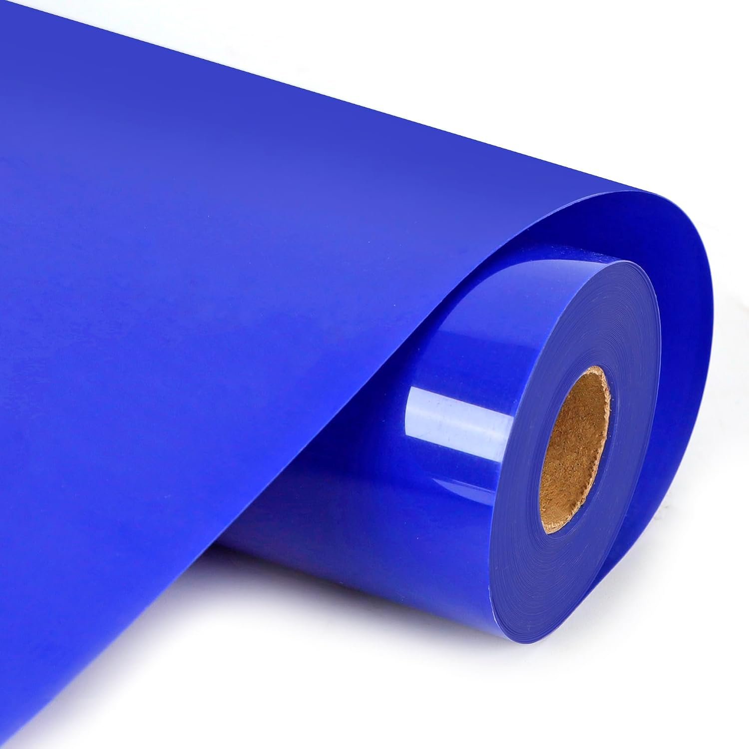 HTVVETUR HTV Vinyl Rolls Heat Transfer Vinyl – 12″ x 9ft Royal Blue HTV Vinyl for Shirts, Iron on Vinyl for Cameo – Easy to Cut & Weed for Heat Vinyl Design (05 K5 Sapphire Blue-9ft)