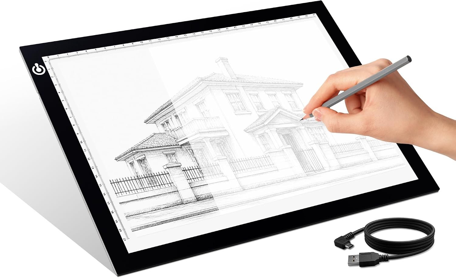 A4 Tracing Light Box, LED Board Adjustable Brightness Light Pad