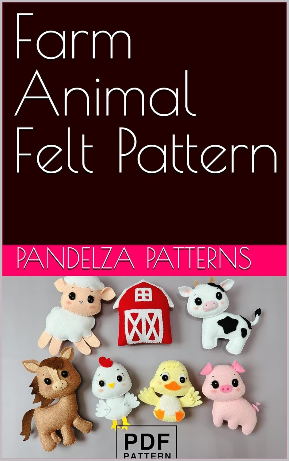 Farm Animal Felt Pattern