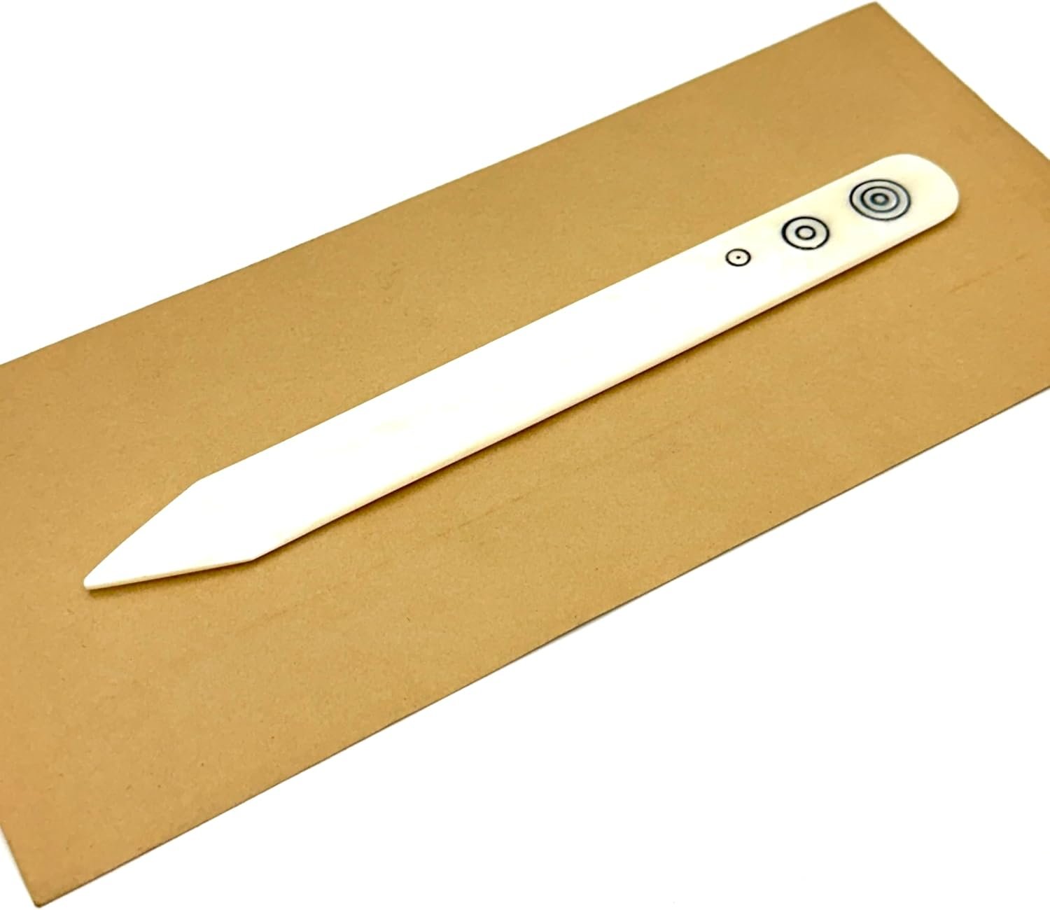 Bone Folder Craft Tool for Making Craft – Bone Folder for Folding Scoring Creasing Origami Paper Craft and DIY Leather burnishing Crafting & Moulding – 8 inch Genuine Bone Tool Large Size