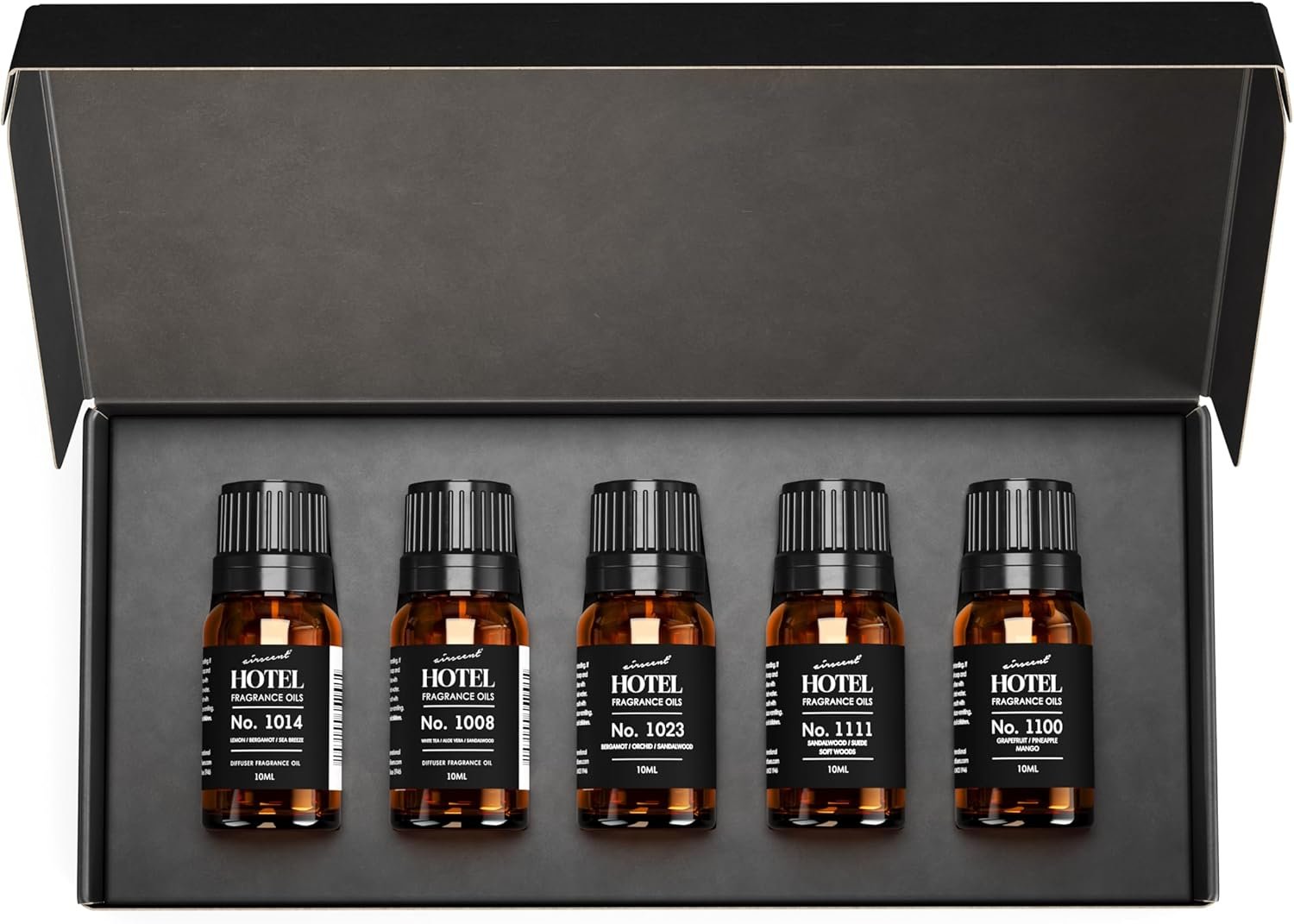 AirScent Hotel Diffuser Oil Gift Set – Buyers Best Picks 5 Pack – 10 mL