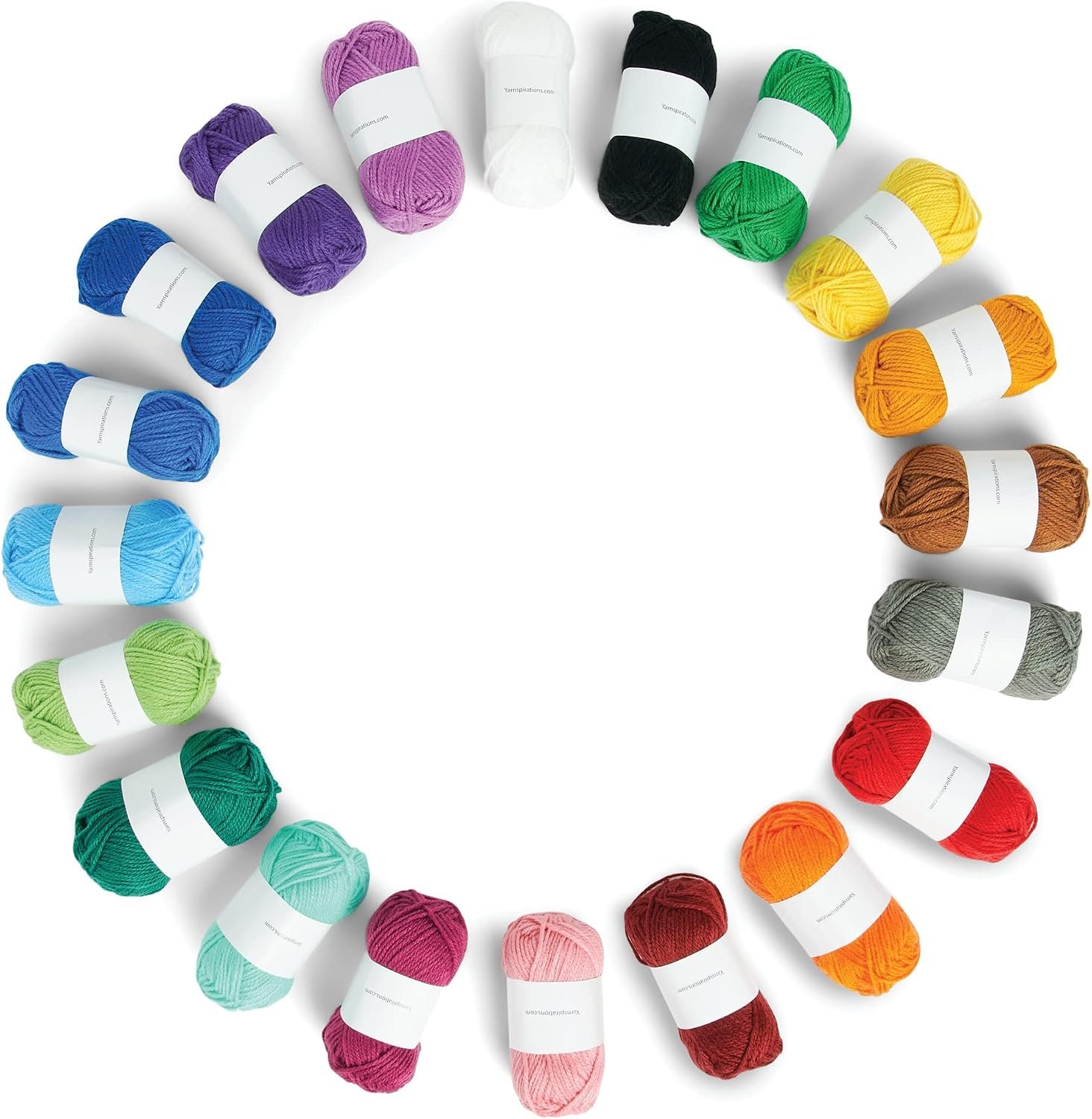 Caron Little Crafties Mini Yarn Multipack 20 Count Yarn for Crocheting Soft