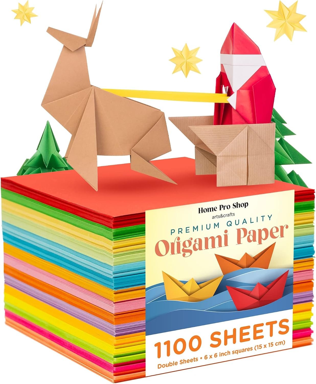 Home Pro Shop Origami Paper – 1100 Sheets