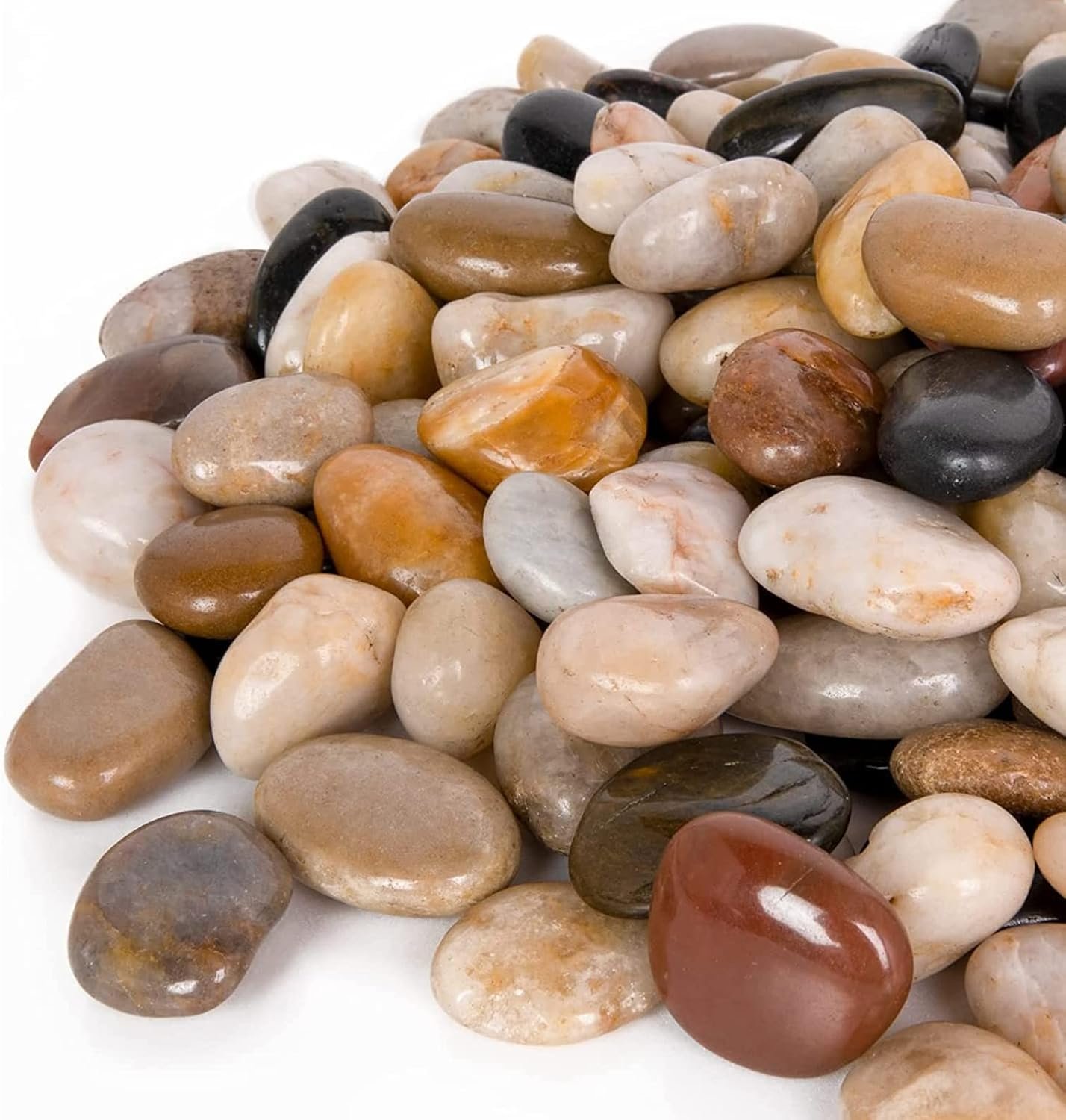 GASPRO 15lb Mixed Color Landscaping Pebbles, River Rocks