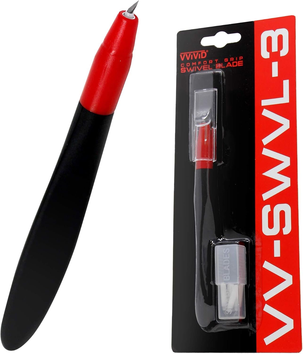 VViViD 360 Degree Comfort Grip Swivel Blade Craft Cutting Knife