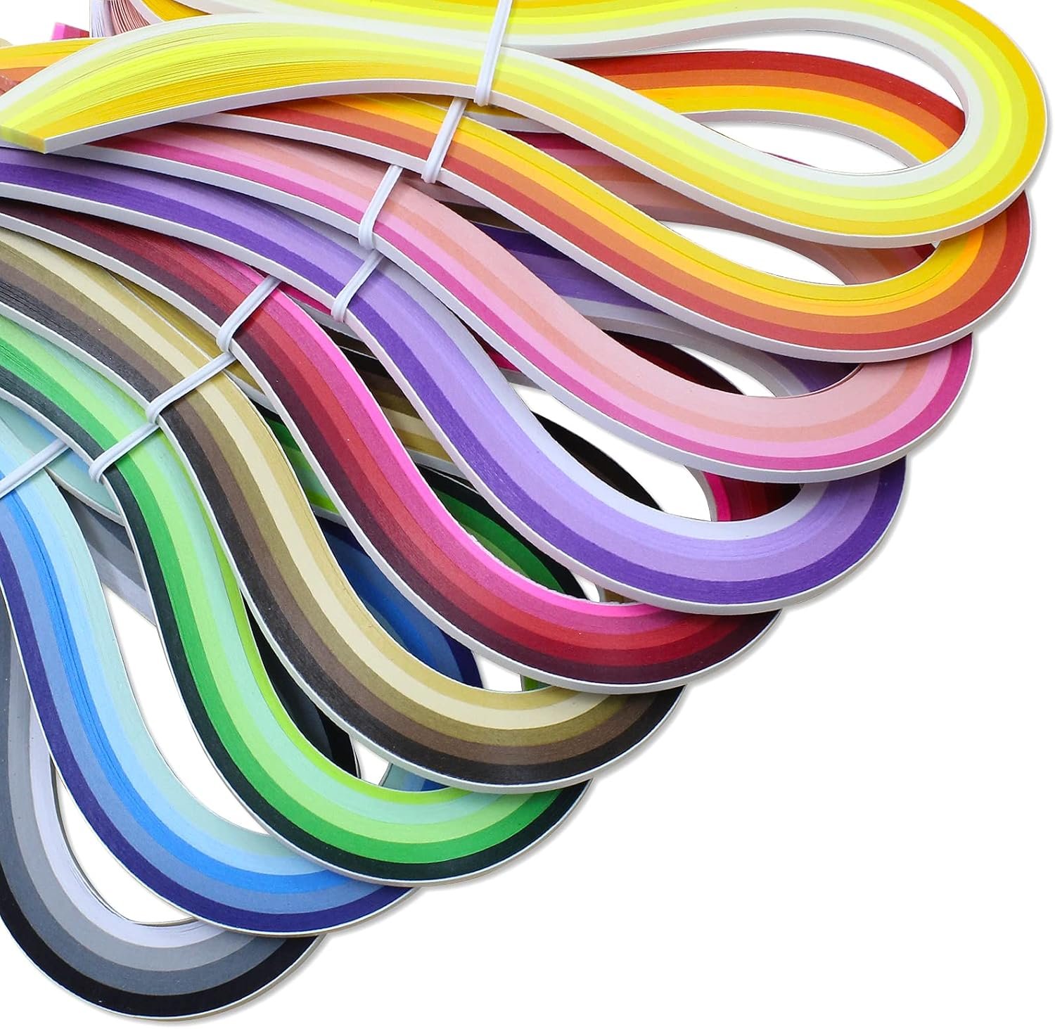 Zorfeter Multi-Color Quilling Paper Strips Kits, 3mm Width, 15″ Length