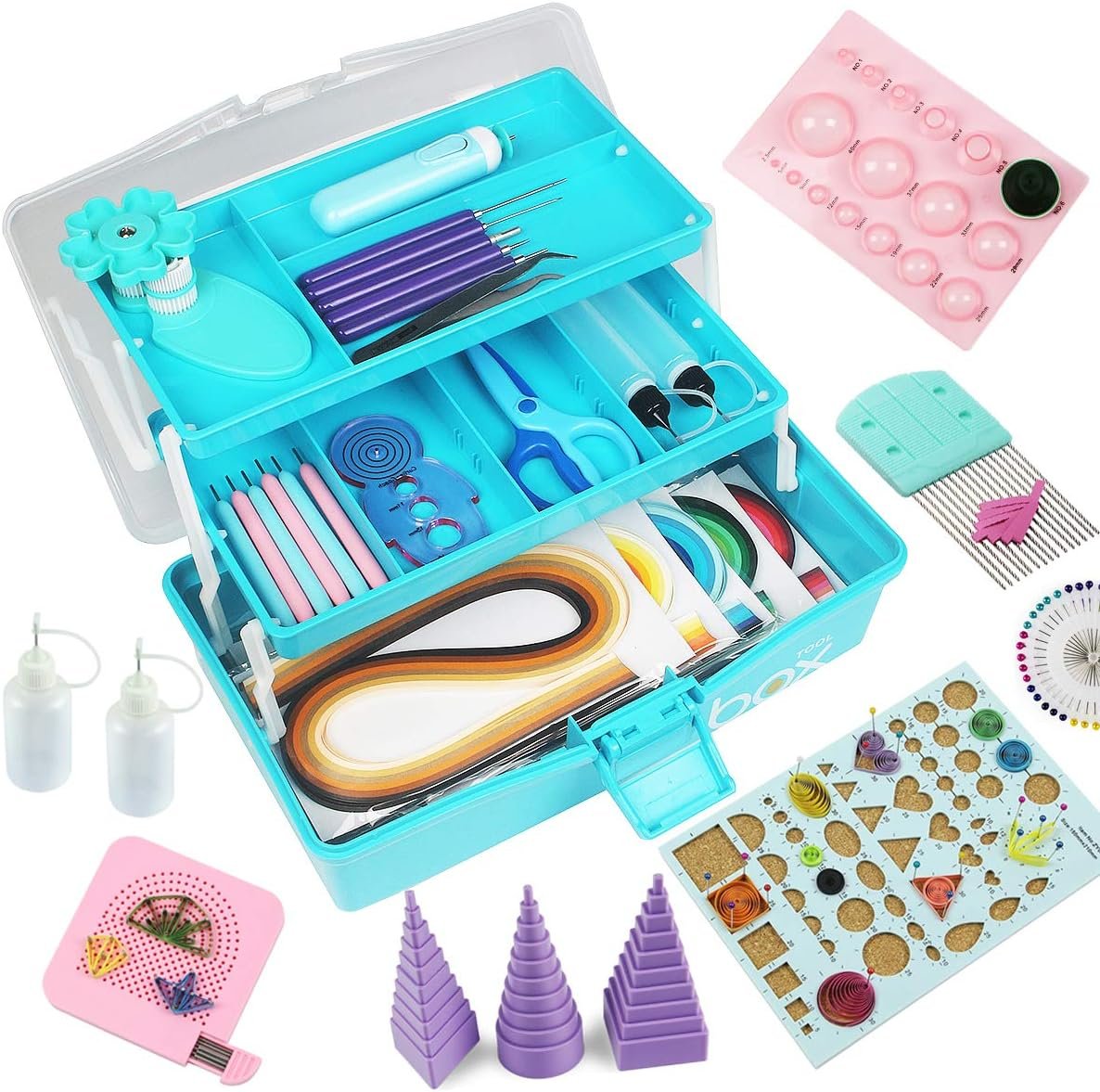 Quilling Kits – Quilling Tools and Supplies,Paper Crimper,Quilling Paper