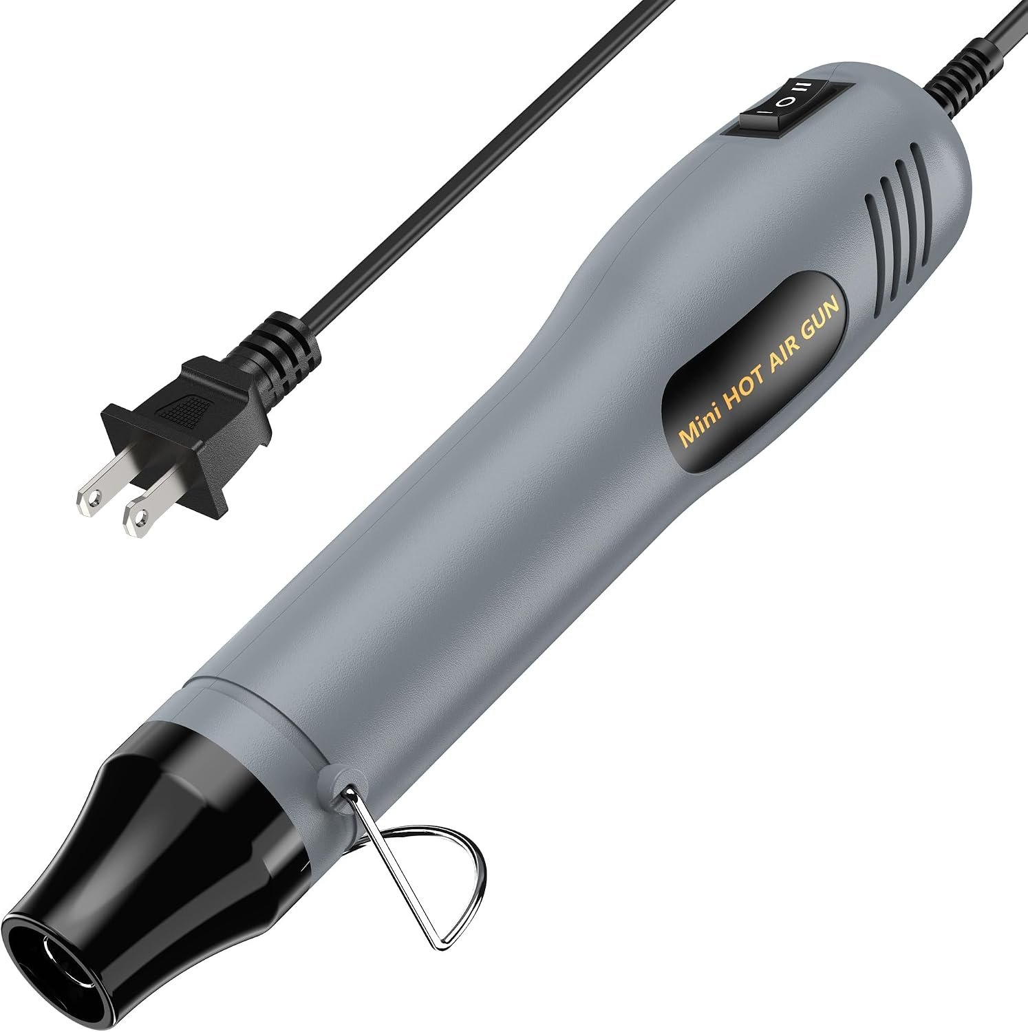 Mini Heat Gun 482℉ & 662℉ 2-Modle Temperature Control, Overload protection Ergonomic Design pistola de calor,Mini heat gun’ for crafting，shrink tubing，vinyl wrap，resin