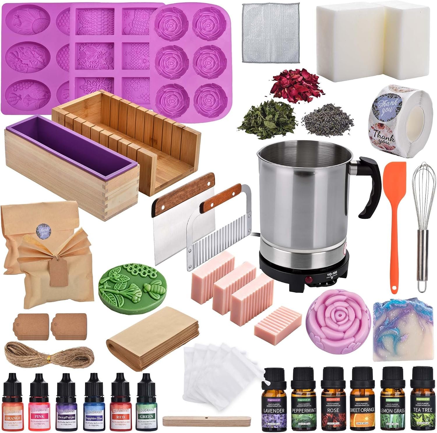 Soap Making Kit All-in-One DIY Soap Making Supplies for Adults
