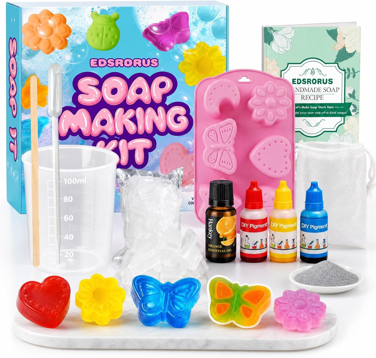 Beginner Soap Making Kit with DIY Craft & Hobby Set