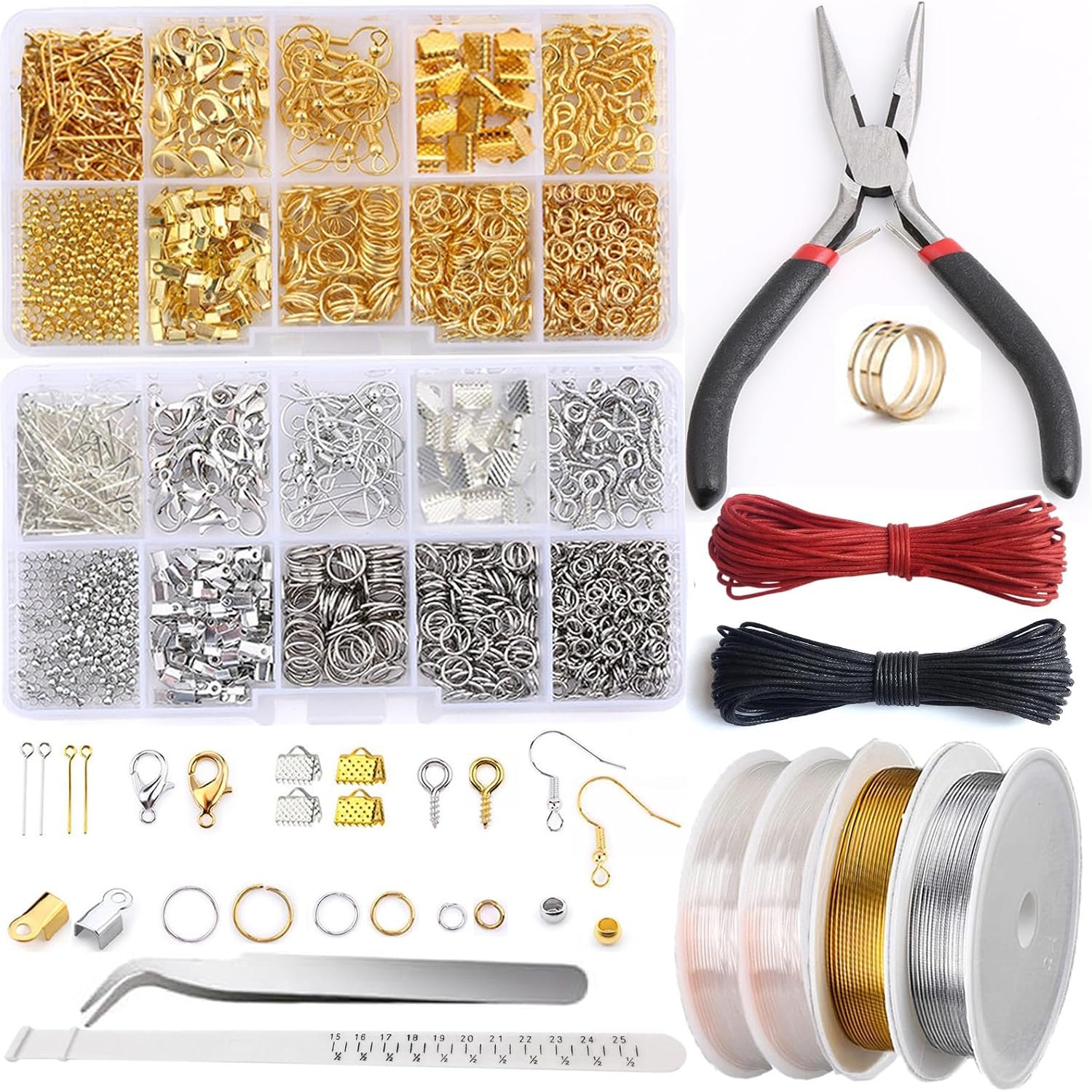 Jewelry Making Supplies Kit, Repair Tools with Accessories