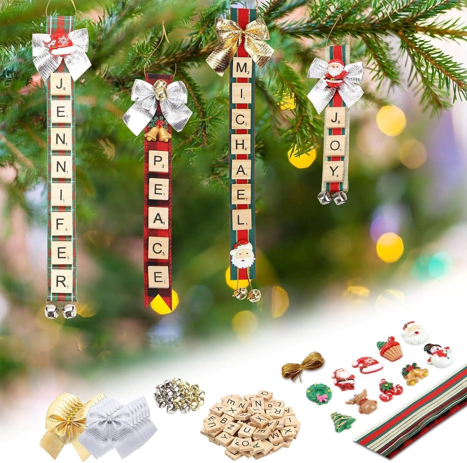 Christmas Ornament Crafts Kit, DIY Personalized Ornaments – Classic