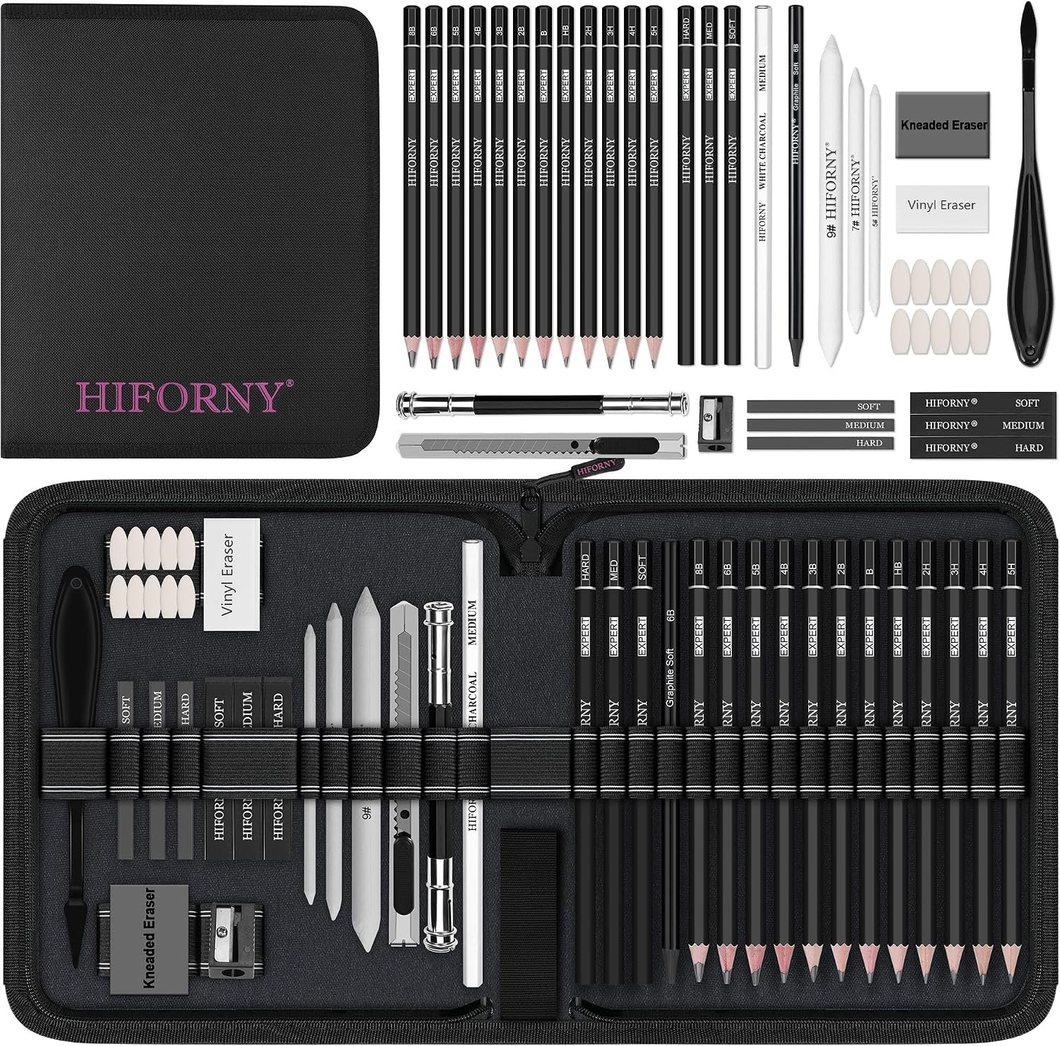 HIFORNY 42 PCS Drawing Set