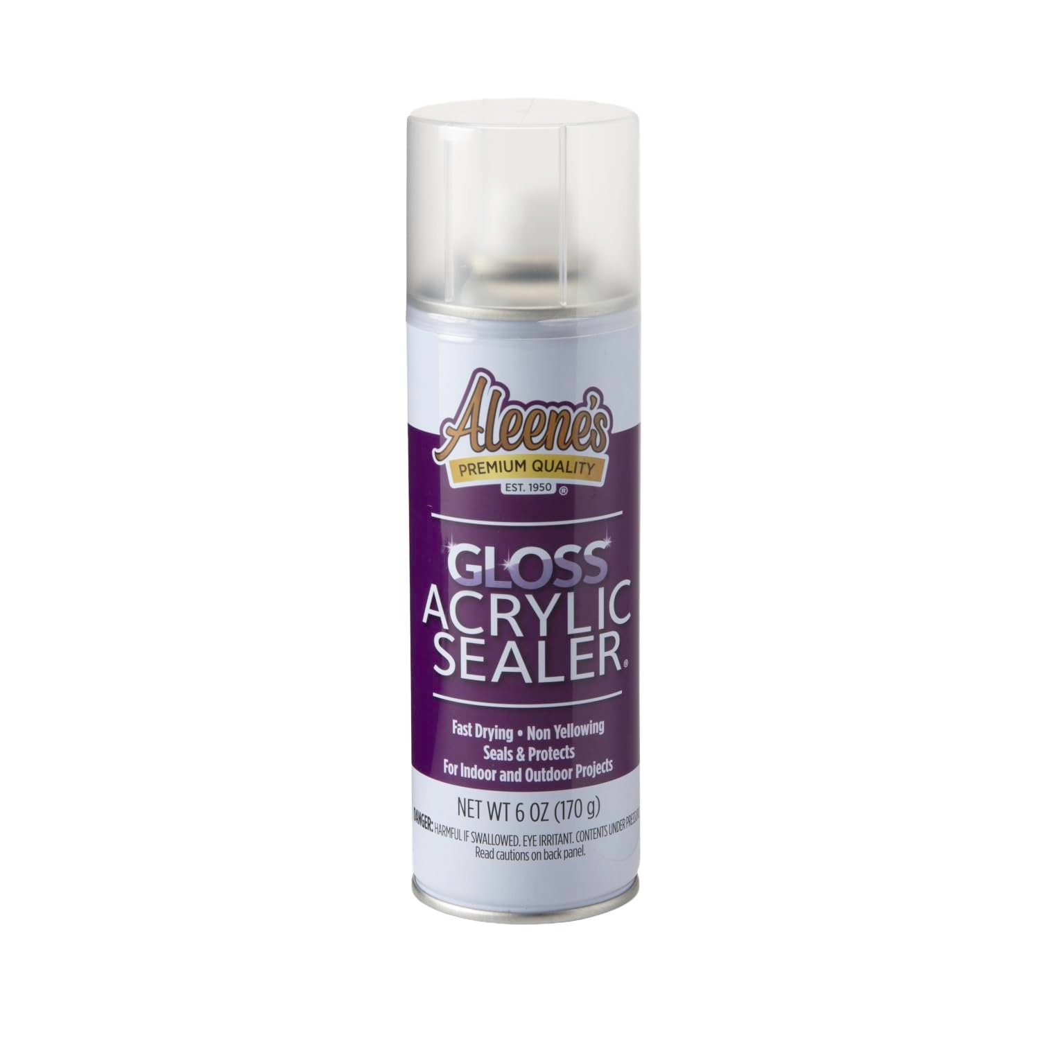 Aleene’s Spray Acrylic Sealer, Gloss Clear Finish, 6 oz