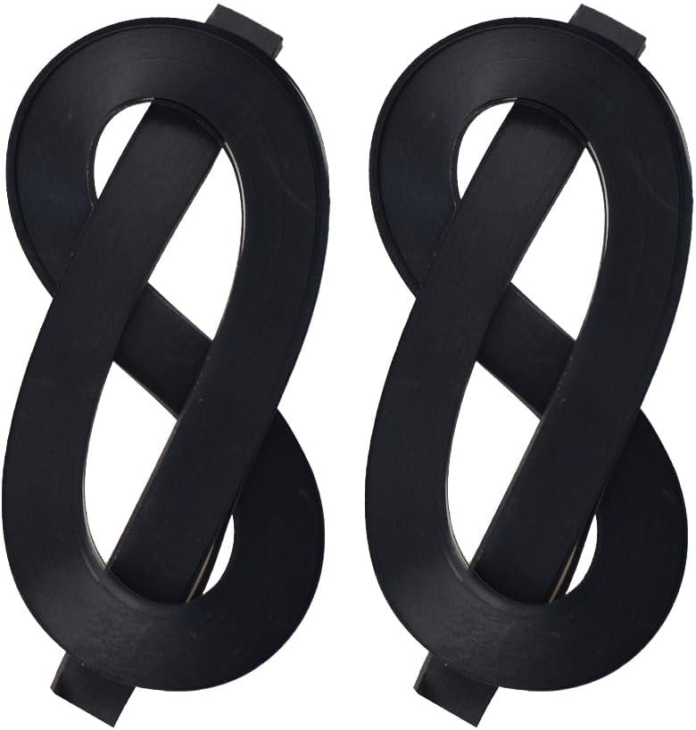 Acoeitl Quilling Paper Strips 240 Strips Black Paper Quilling Set Width 5mm Length 53cm Quilling Supplies DIY Quilling Paper Quilling Art Strip for Crafts (2 Pack)