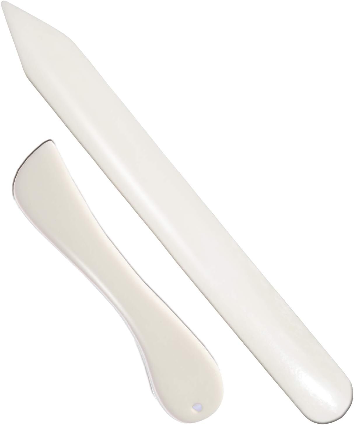 VENCINK 8 inch Genuine Bone Folder and Curved Paper Creaser Tool