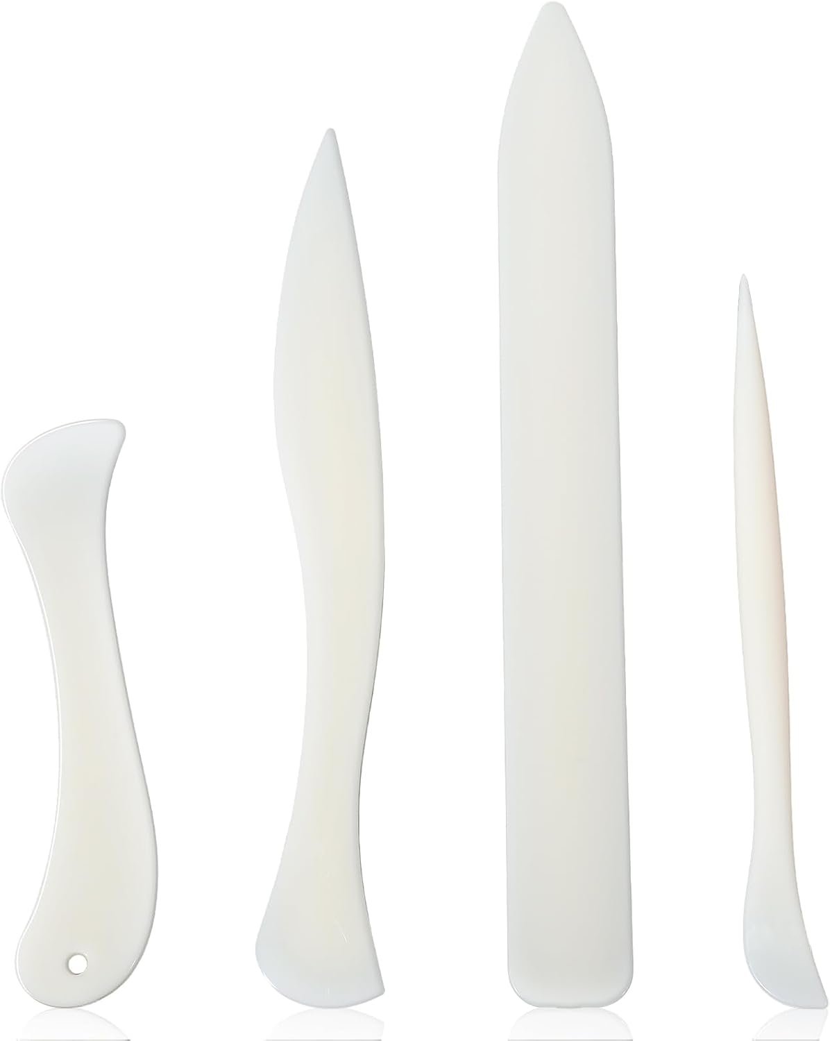 Sorcristy 4 Pack Bone Folder Tool Paper Folding Acrylic Crease Maker