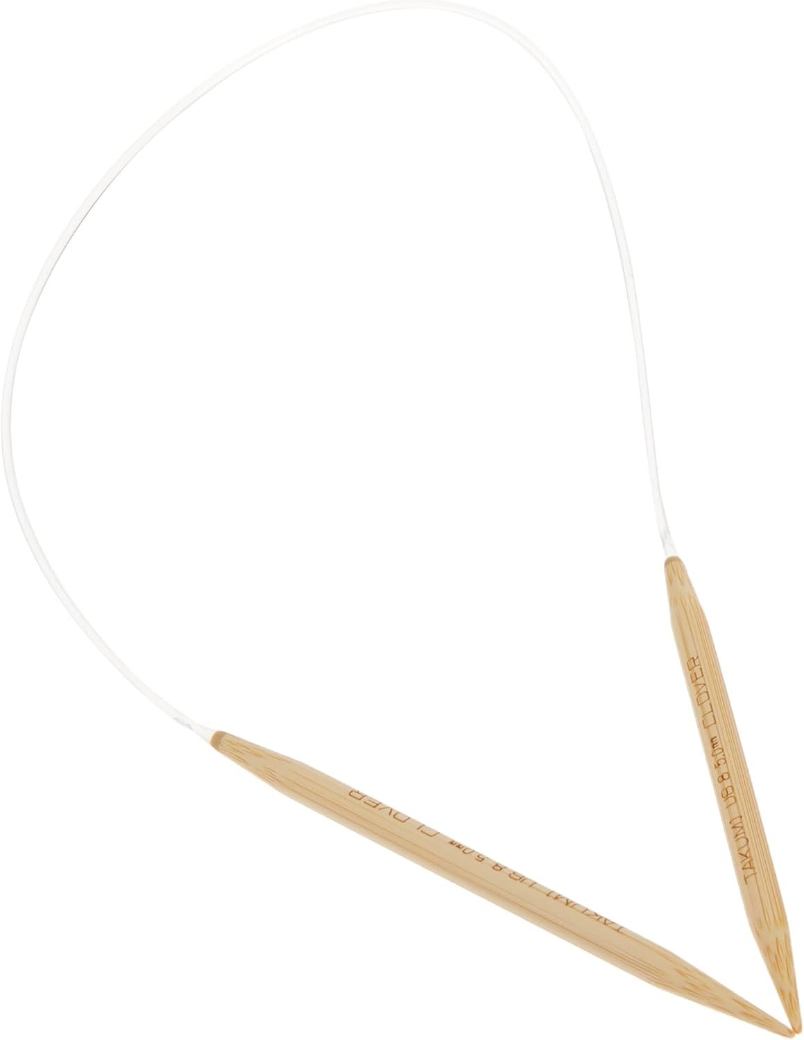 Clover 3016/16-08 Takumi Bamboo Circular 16-Inch Knitting Needles, Size 8