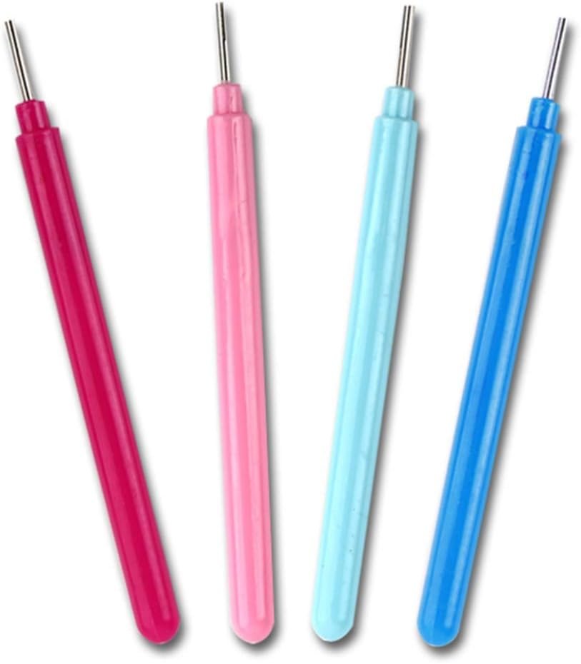 4 Pcs Paper Quilling Tools Slotted Kit Rolling Curling Stainless Steel