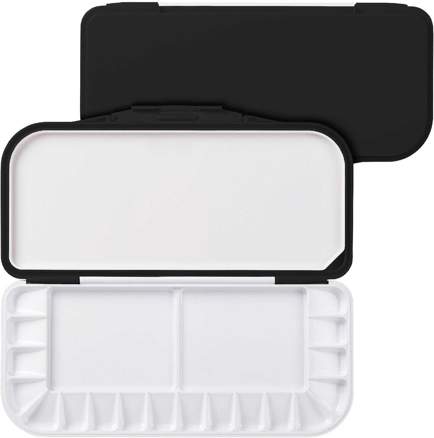 Mr. Pen- Airtight Watercolor Palette with Lid, 18 Wells & 2 Mixing Areas
