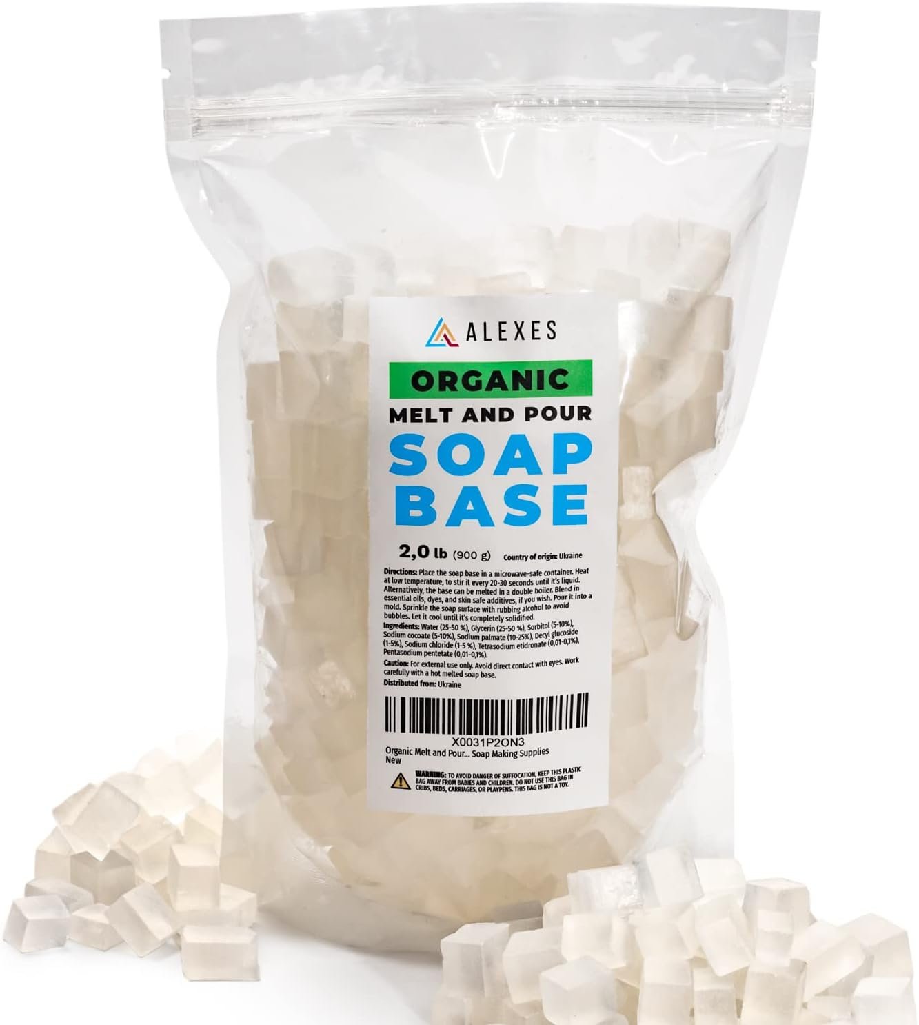 Organic Melt and Pour Soap Base – 2 lb Soap Melt and Pour Base