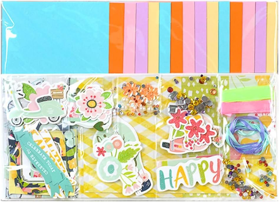 Huralona Greeting Card Making Supplies Envelope Kit Gift Anniversary Craft