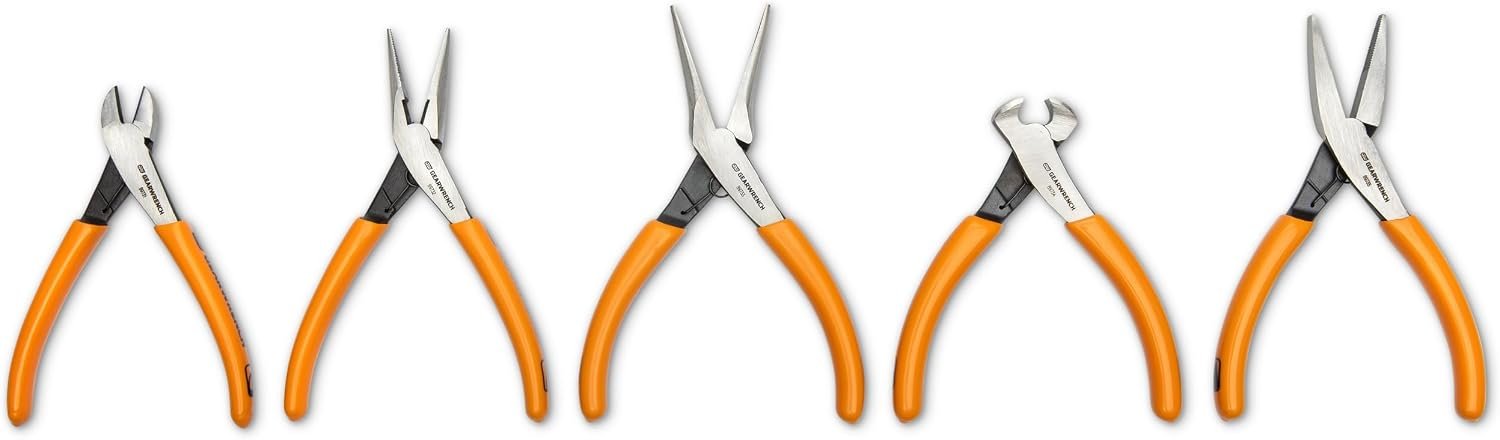 GEARWRENCH 5 Piece Precision Plier Set | 89730