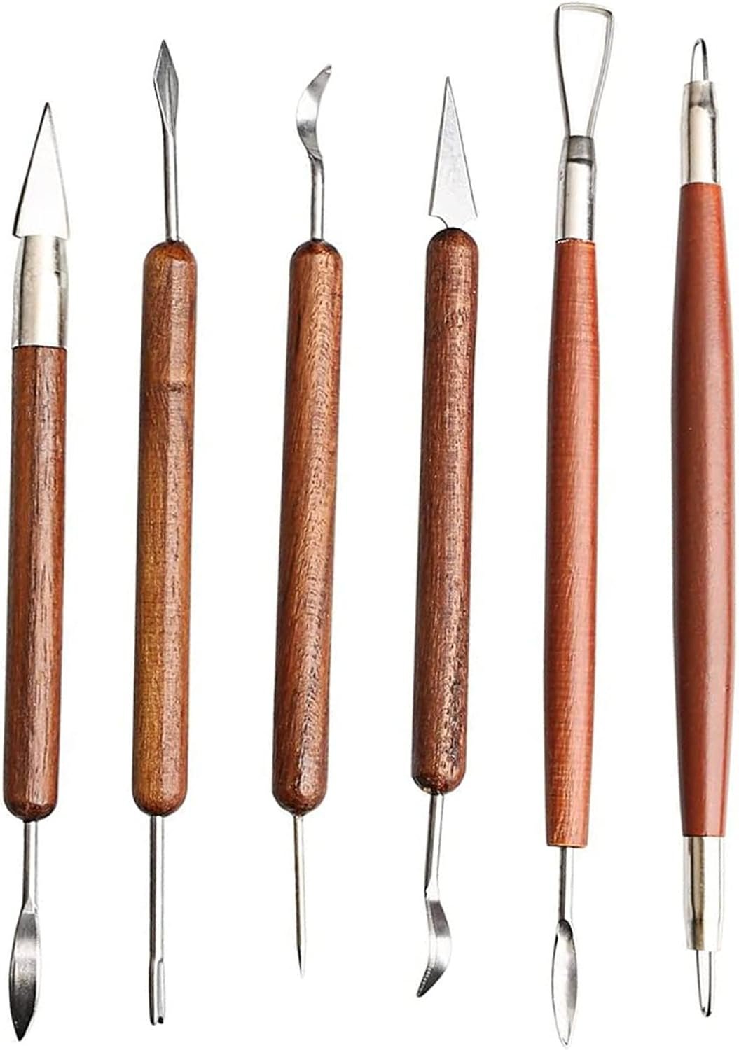 S & E TEACHER’S EDITION 6 Pcs Pottery & Clay Sculpting Tools