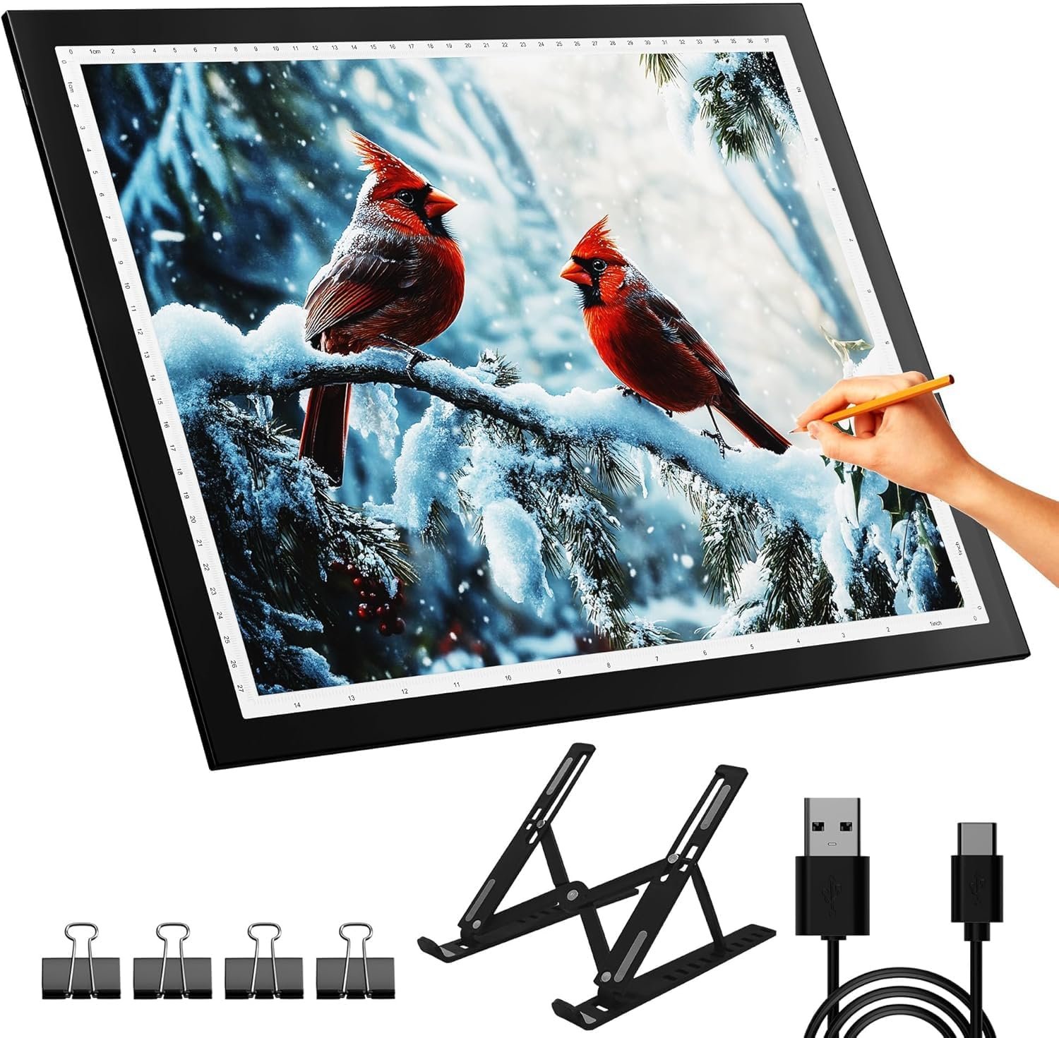 DONPODER A3 Light Pad,LED Light Board for Diamond Painting,Tracing&Drawing