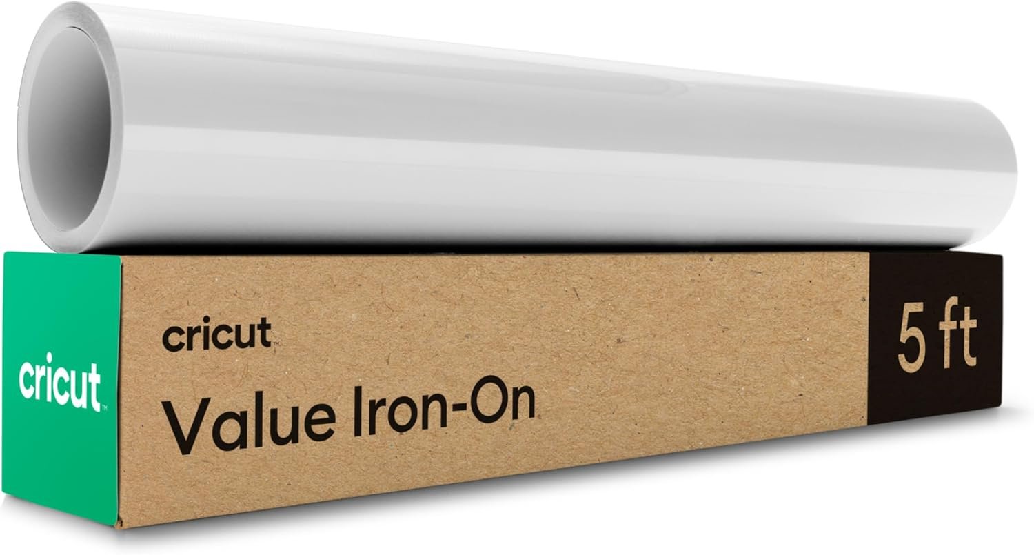 Cricut® Value Iron-On, White (12 in x 5 ft)