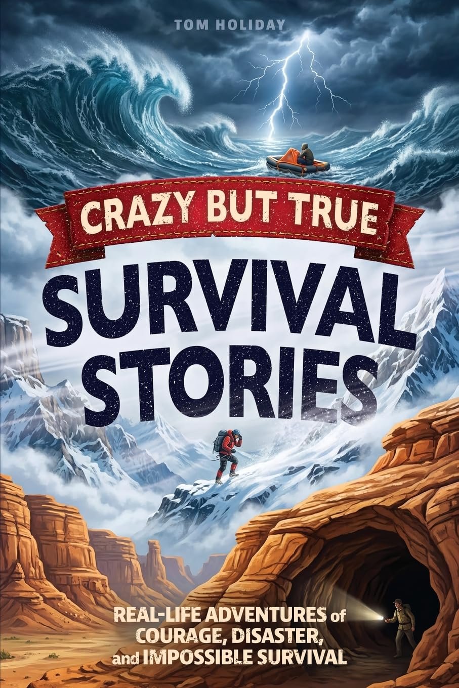 Crazy But True Survival Stories: Real-Life Adventures of Courage, Disaster, and Impossible Survival (Crazy But True Facts)