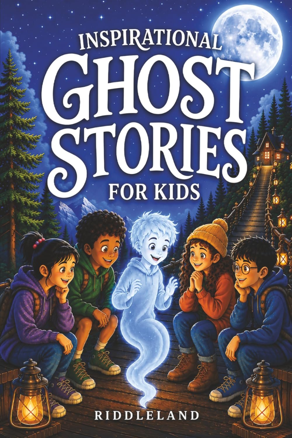 Inspirational Ghost Stories For Kids: Spooky Short Stories About Courage, Confidence, Friendship, Kindness, and Life Lessons (Halloween Books for Kids)