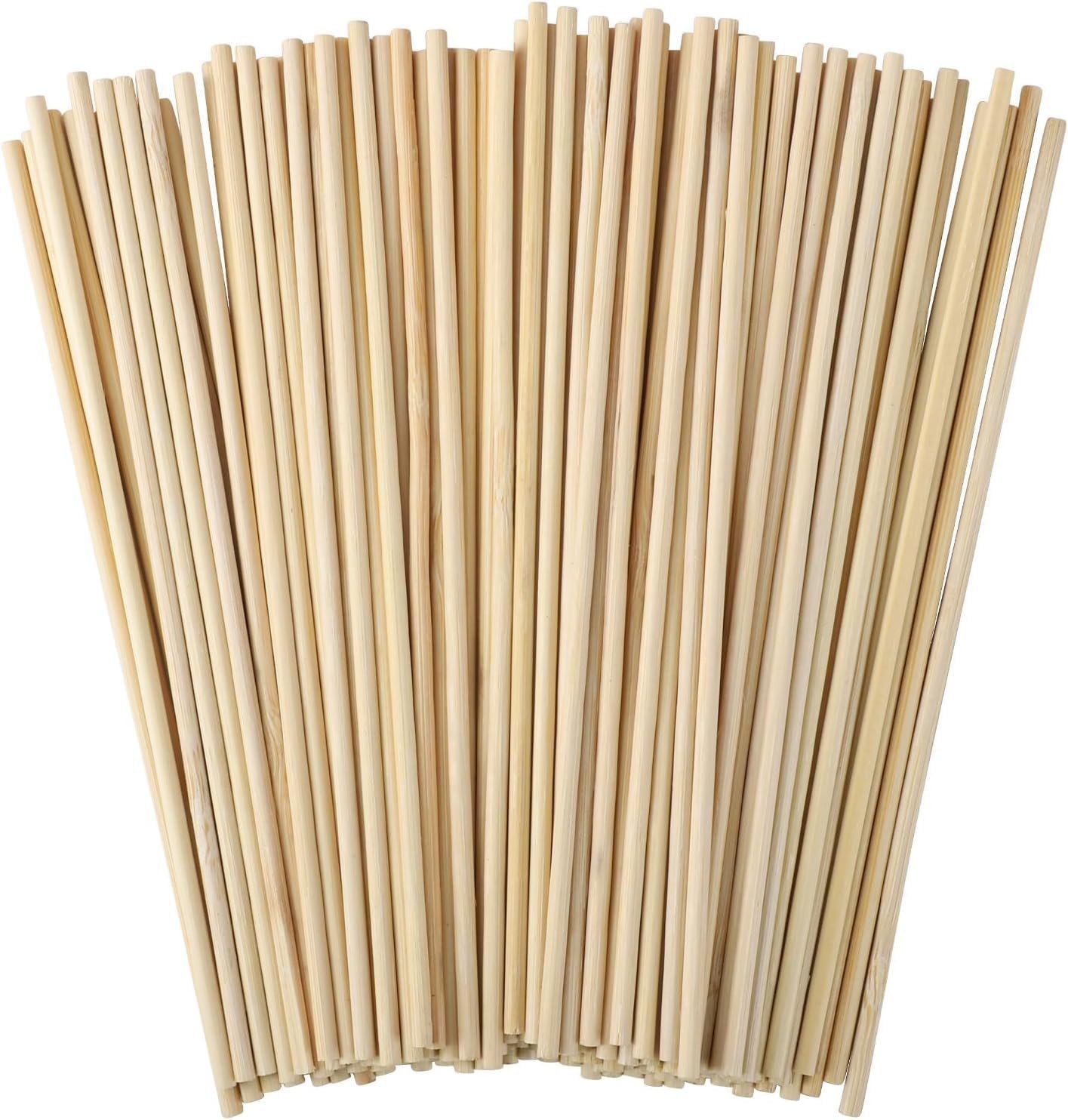 150 Pcs Wooden Dowel Rods, 1/8 X 12 Inch Craft Sticks