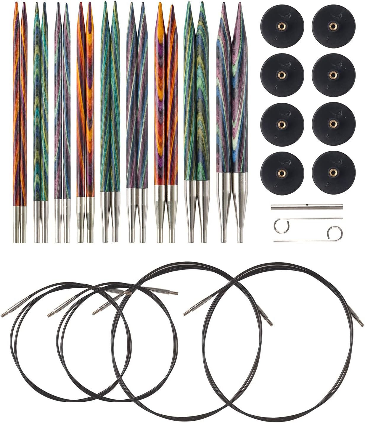 Knit Picks Mosaic Wood Interchangeable Knitting Needles Set – US 4-11