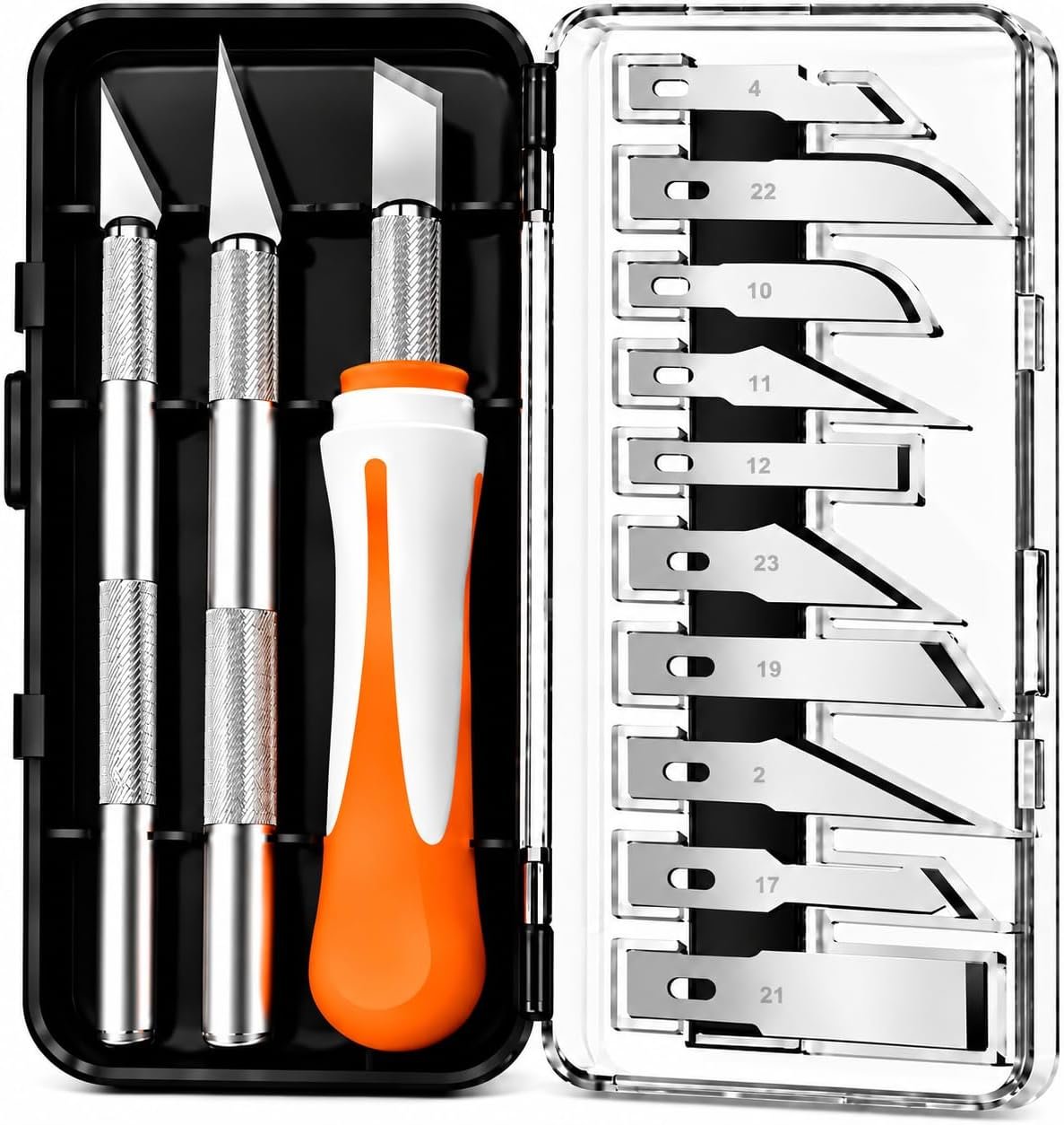16PCS Exacto Knife Set, Craft Knife Kit, Hobby Knives for Crafting