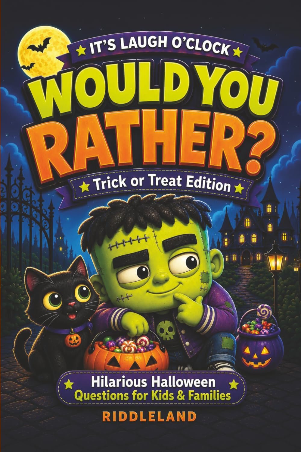 It’s Laugh O’Clock – Would You Rather? Trick or Treat Edition: A Hilarious and Interactive Halloween Question & Answer Book for Boys and Girls Ages 6, … – Gift for Kids (Halloween Books for Kids)