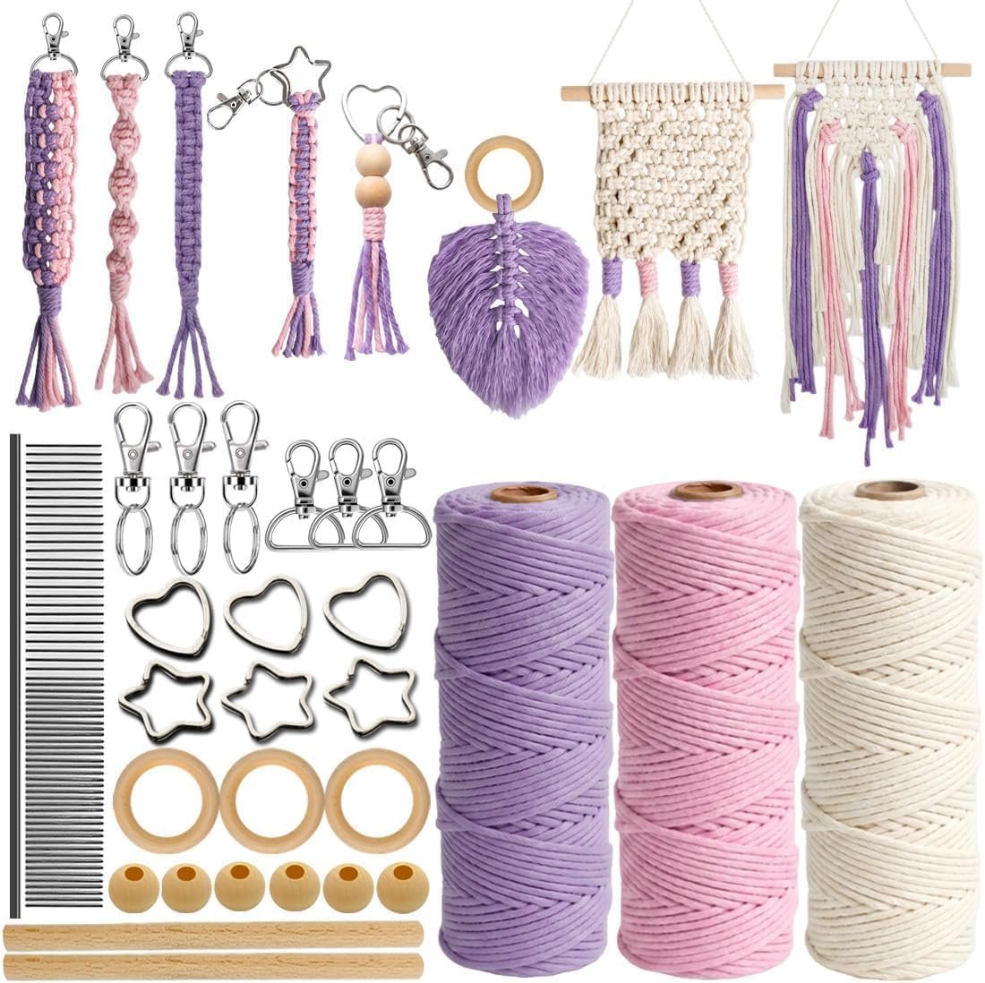 Macrame Kit for Adults Beginner with Instructions & Tutorials