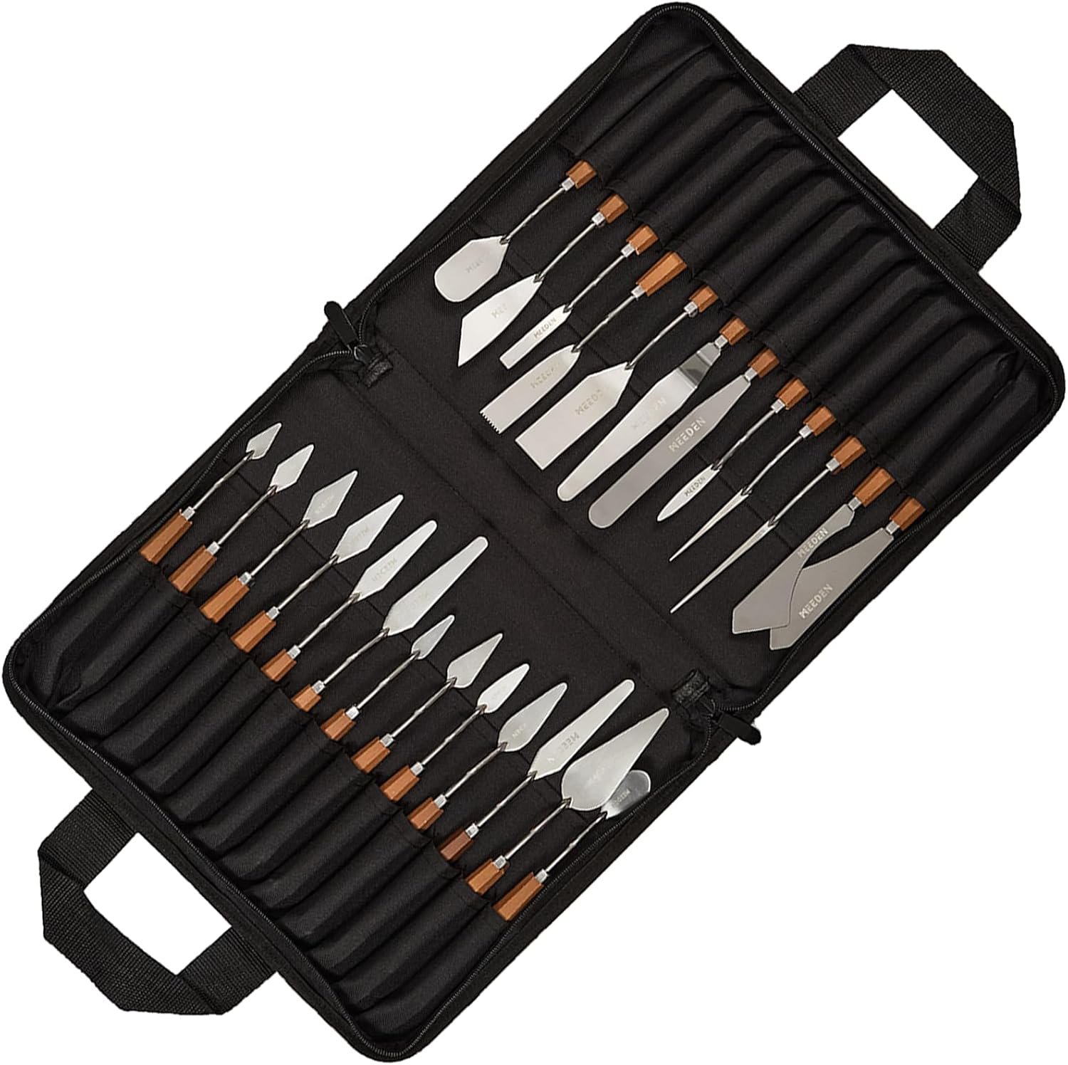 MEEDEN Artist Painting Knife Set: 25Pcs Art Stainless Steel Palette Knives