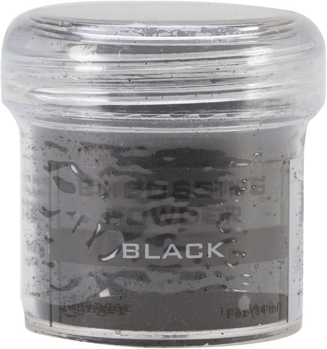 Ranger Embossing Powder, 0.56-Ounce Jar, Black