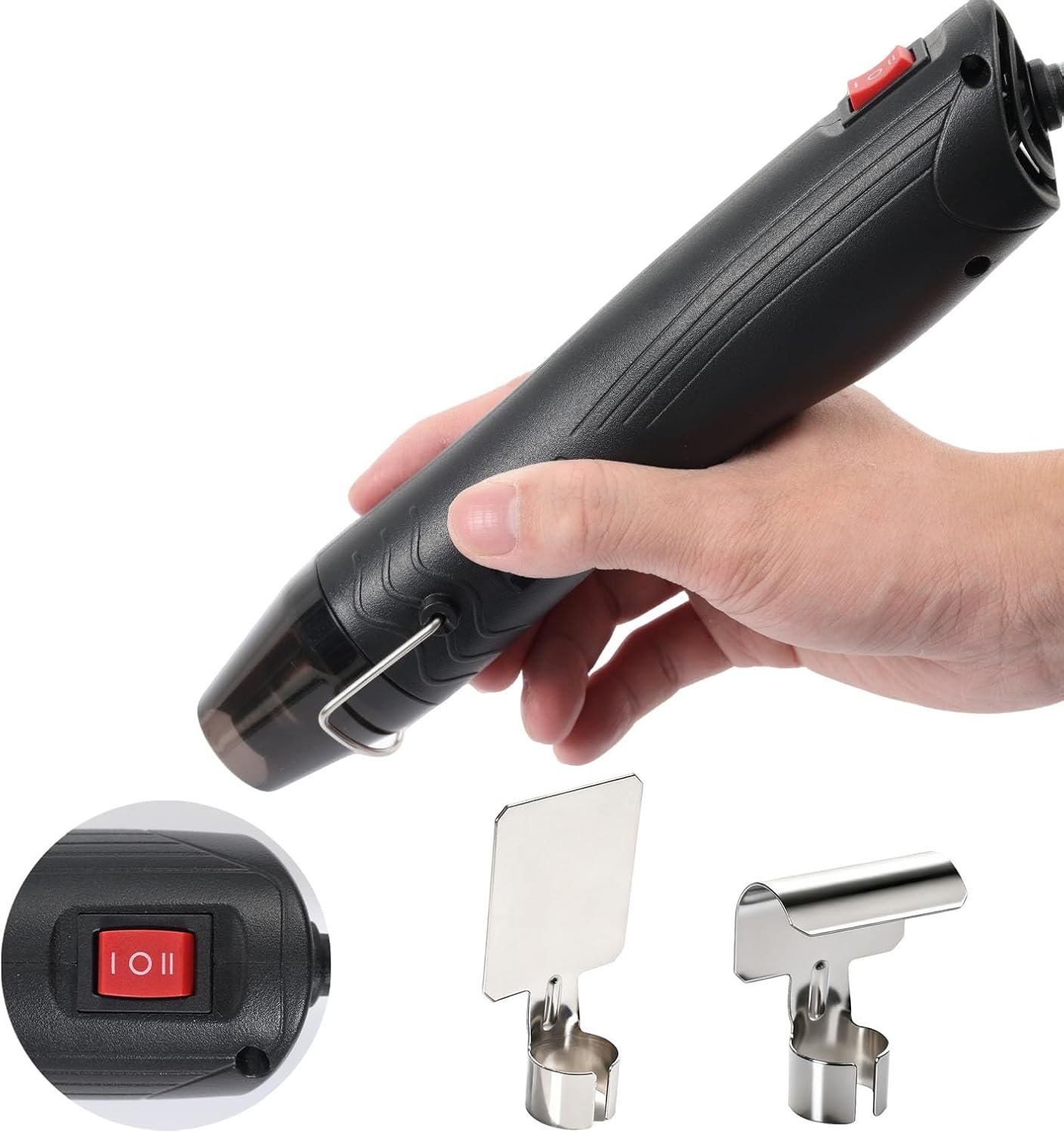 Heat Gun for Crafting, 110V 350W Handed Hot Gun for Shrinking Wrapping PVC